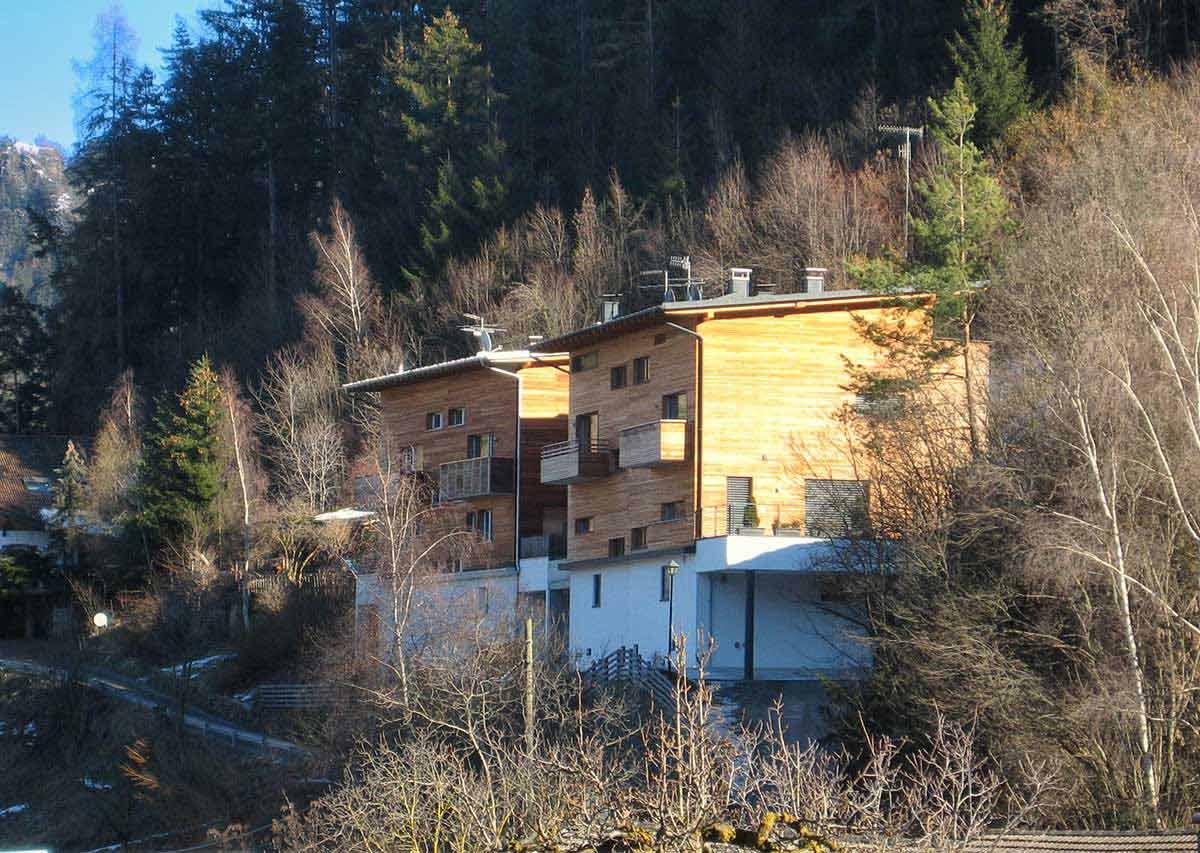Holzfassade in Gufidaun - Eisacktal